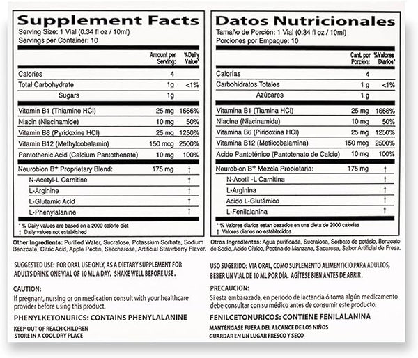 Neurobion PlusB Complex Vials 10ct