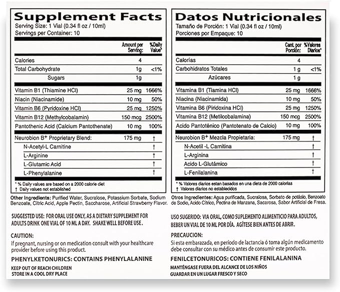 Neurobion PlusB Complex Vials 10ct