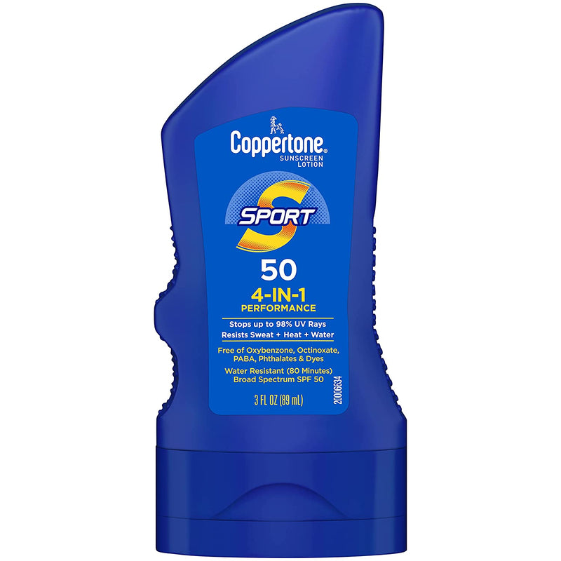 Coppertone Sport 4 IN1 SPF 50 Rendimiento 3 oz