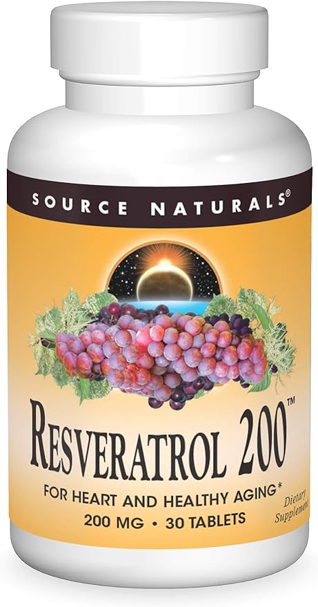 Source Naturals Resveratrol 200mg 30 Tablets