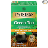 Twinings té verde descafeinado 20 bolsas de té