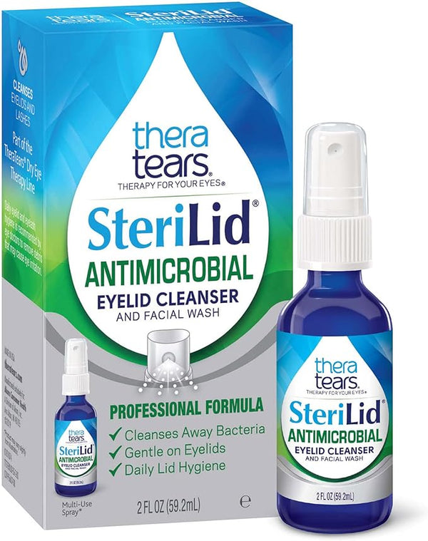 Theratears Sterilid Antimicrobial Eyelid Cleanser 2Oz