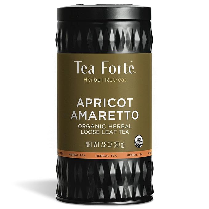 Té fortee albarticot amaretto té suelto orgánico 2.82 oz