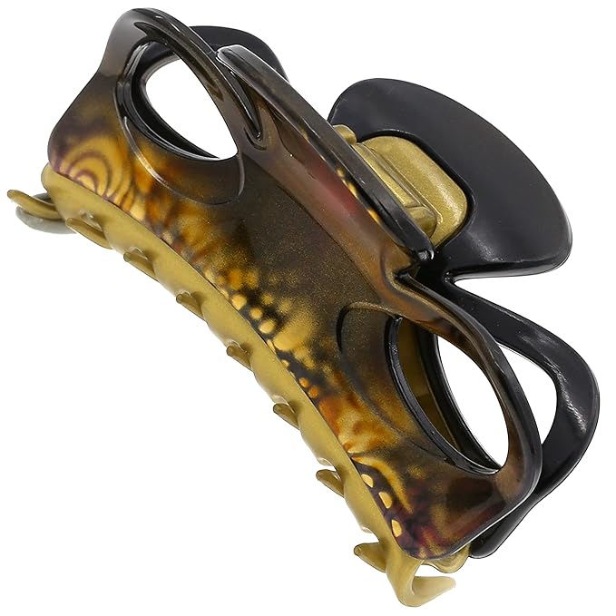 Camila Paris Claw Clip con agujeros Black & Gold CP3241