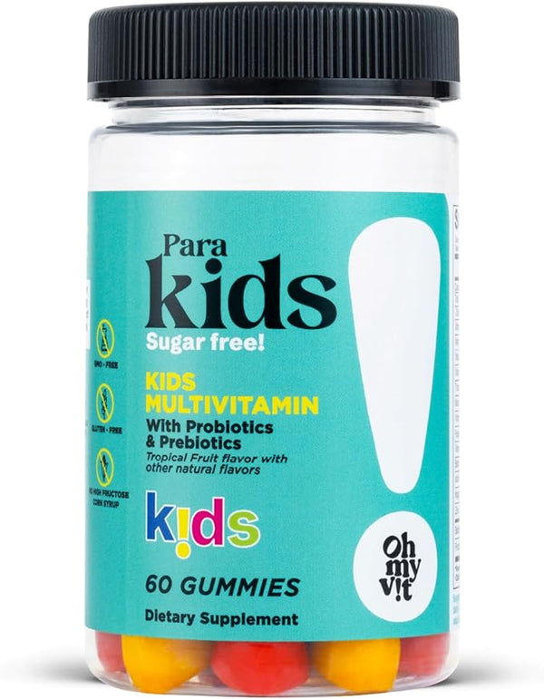 Oh My Vit Multivitamin For Kids With Probiotics Sugar Free Gummies 60ct