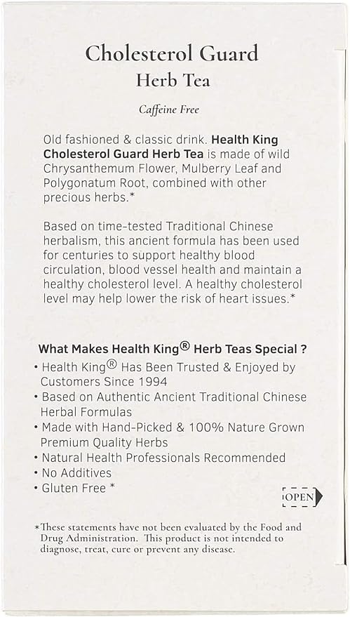Health King Cholesterol Guard Herb Tea Bags 20ct