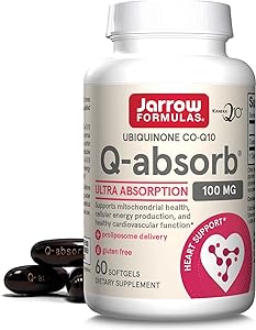 Jarrow Formulas Q-Absorb Co-Q10 100 mg 60 Softgels