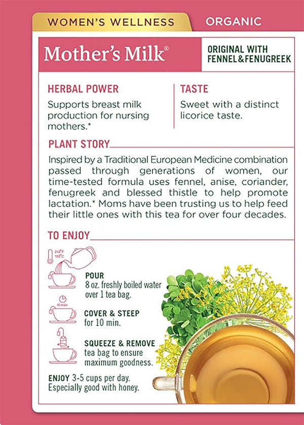 Traditional Medicinals Mother's Milk Tea 16ct