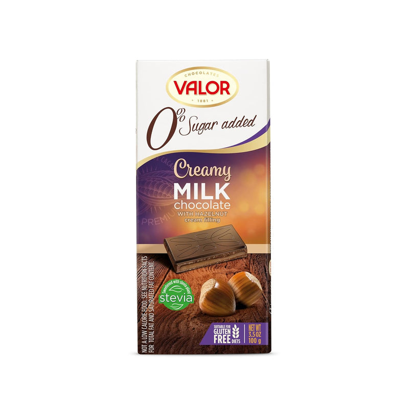 Valor Milk Chocolate cremoso de avellanas 3,5 oz