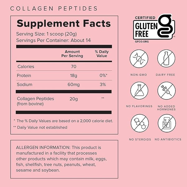 Truvani Hidrolizado en polvo de colágeno sin sabor a 9.8 oz