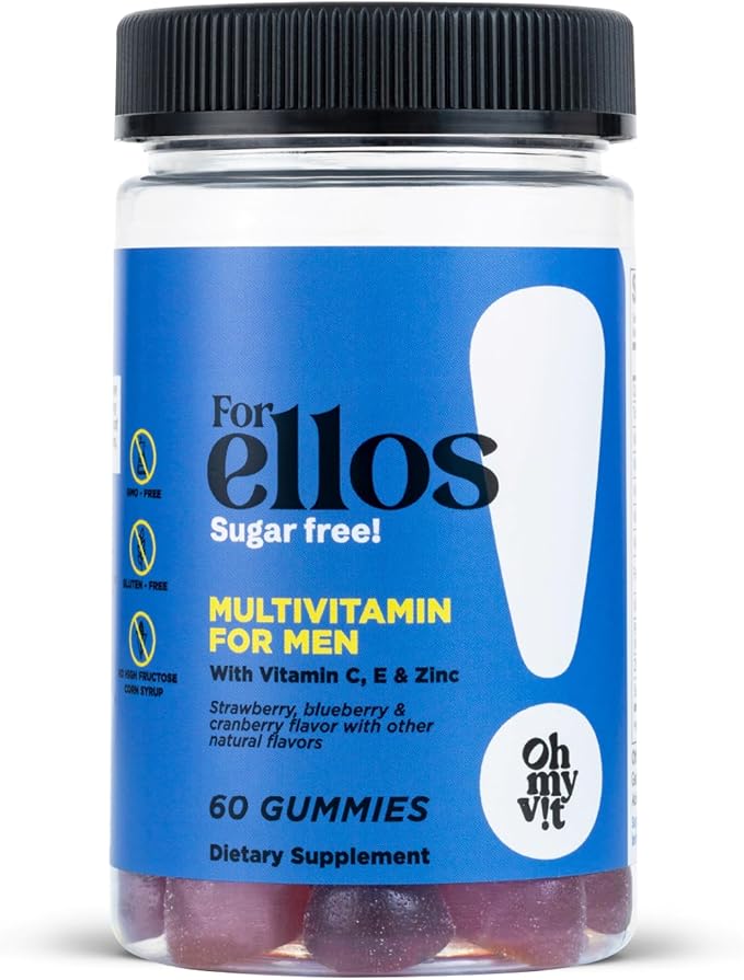 Oh, mi Vit Multivitamin for Men Gommies sin azúcar 60CT