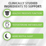 Prostata Urinozinc Plus, suplemento de Saw Palmetto y Beta Sitosterol para hombres, reduce la micción frecuente