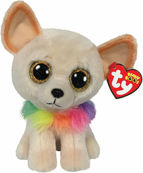 TY Beanie Boos - CHEWEY the Chihuahua Dog (Glitter Eyes)(Regular Size -6 inch) 36324