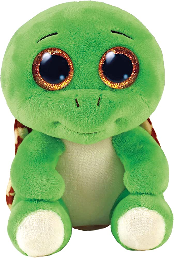 Ty Beanie Boos - Turbo the Turtle (ojos de brillo) (tamaño normal - 6 pulgadas)