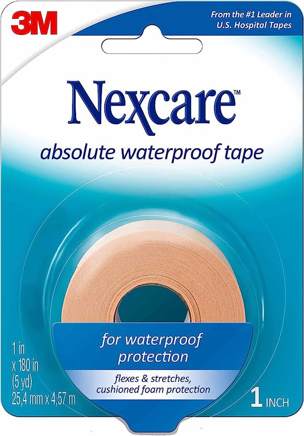 Nexcare Tape Absolute Waterproof Protection 1 in x 5 yds