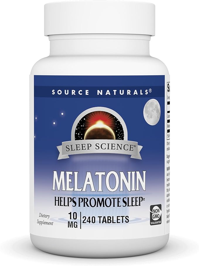 Source Naturals Melatonin 10 mg Tablets 240ct