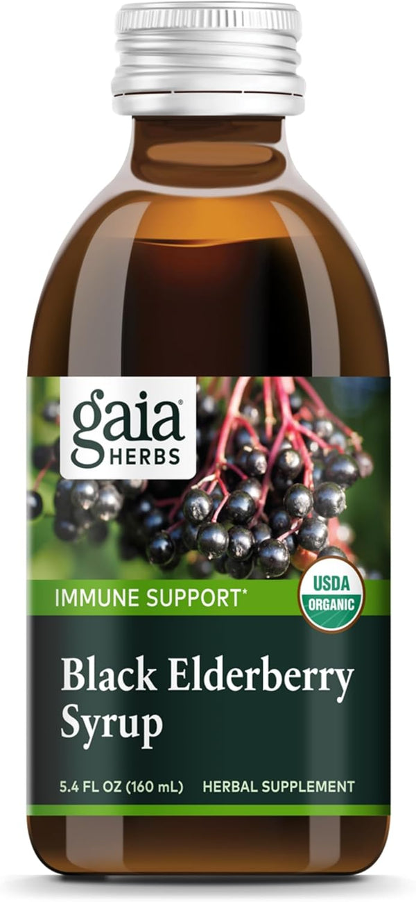 Gaia Herbs Black Elderberry Syrup