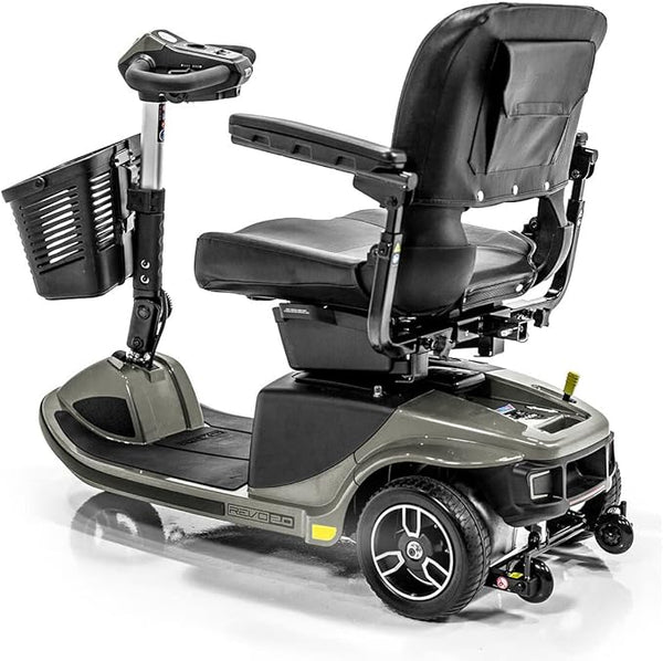 Pride Mobility Scooter 3 Wheel Revo Grey