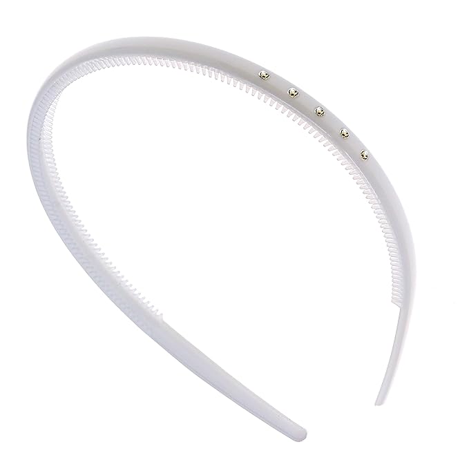 Camila Paris Crystals White Hair Band CP2557