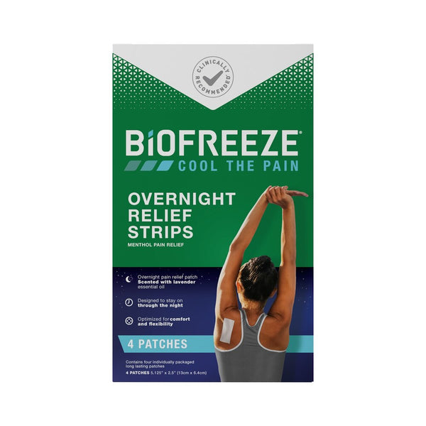 Biofreeze Overnight Relief Patches 4ct