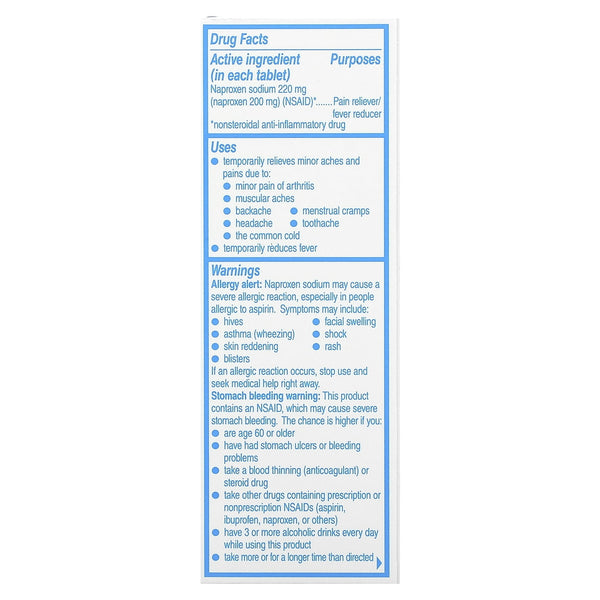 Aleve 220mg 90 Tablets