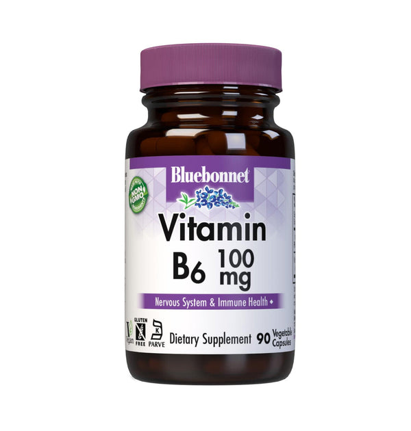 Bluebonnet Vitamin B6 100mcg Caplets 90ct
