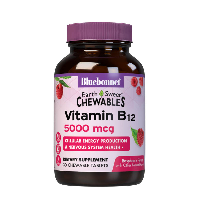 Bluebonnet vitamina B12 5000mcg Tabletas masticables 30ct