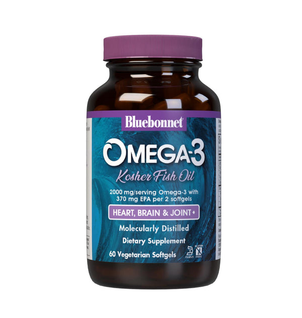 Bluebonnet Omega-3 Fish Oil Softgels 60ct