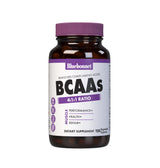 Bluebonnet Nutrition BCAA BCAA 4: 1: 1 Relacione, rendimiento muscular*, salud muscular*, reparación muscular*, no transgénica, vegano, certificado kosher, sin gluten, sin soja, sin lácteos, 120 cápsulas de vegetales, 30 porciones