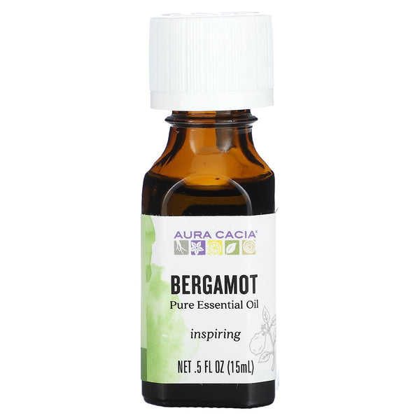 Aura Cacia Bergamot Inspiring Essential Oil 0.5oz