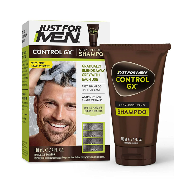 Solo para hombres control gx champú gris 4 oz