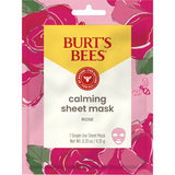 Burt's Bees Calming Sheet Mask con Rose