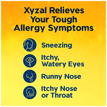 Xyzal Allergy 24hr Levocetirizine Dihydrochloride5mg/ Antihistamine 180 mg 35 Tablets