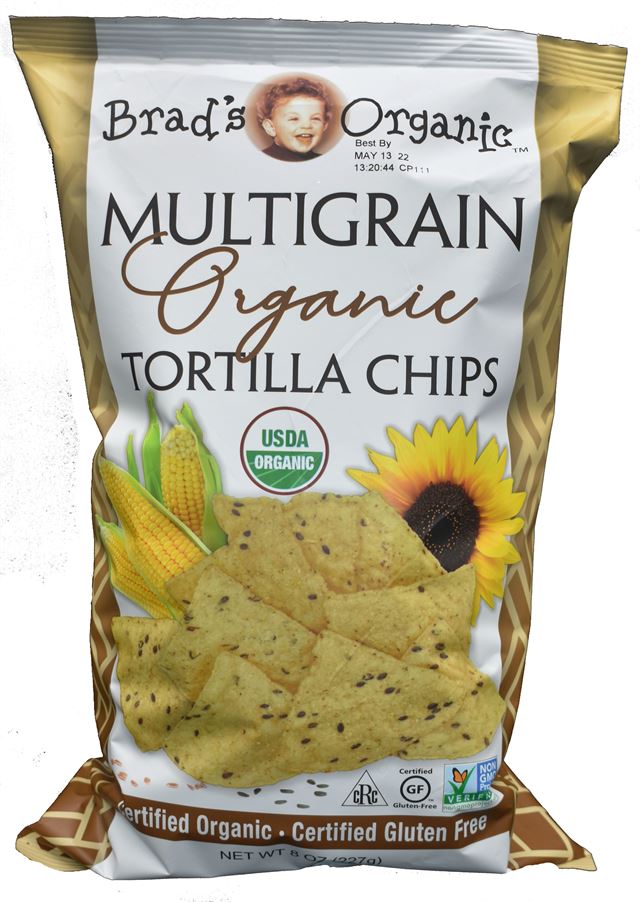 Brad's Organic Multigrain Tortilla Chips 8oz