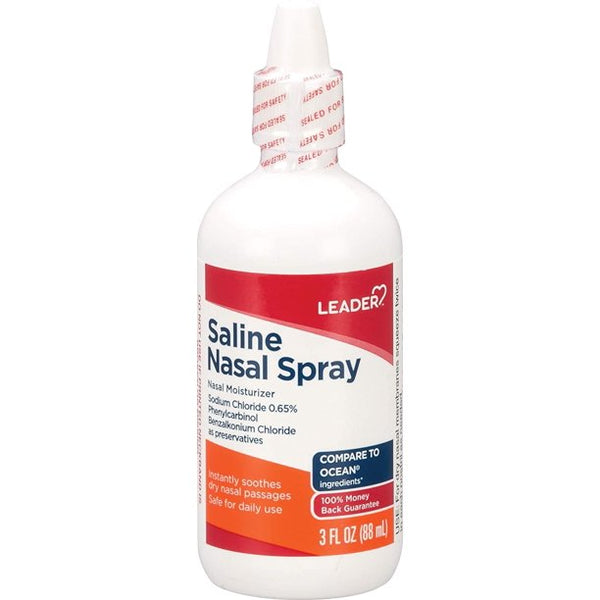 Leader Saline Nasal Spray 1.5oz