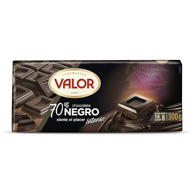 Valor 70% Cacao Chocolate negro 10.58 oz