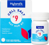 Salt celular de Hyland #9 Natrum Mur 6x 100 tabletas