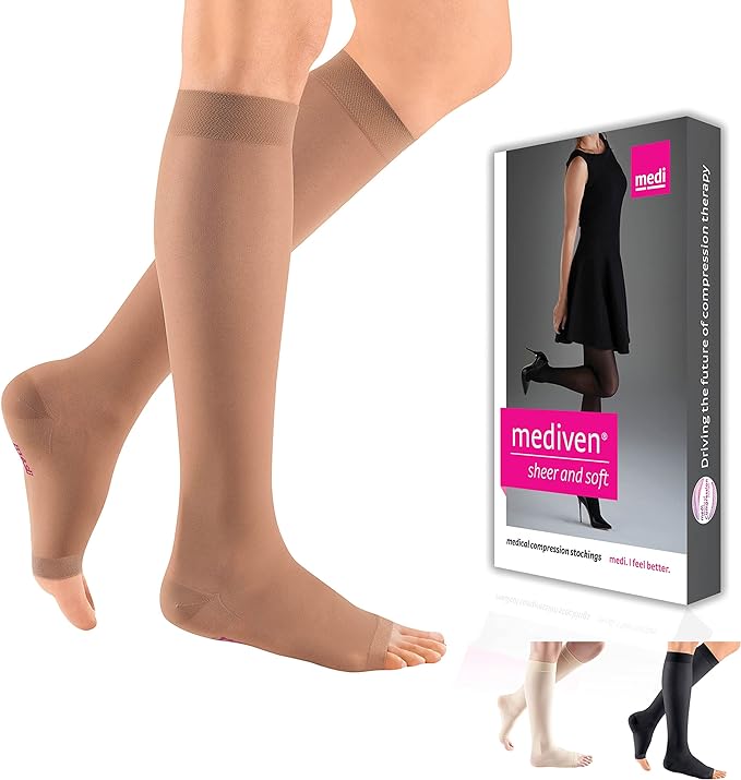 Mediven Sheer Soft Barry 20-30 Open Toe Natural V