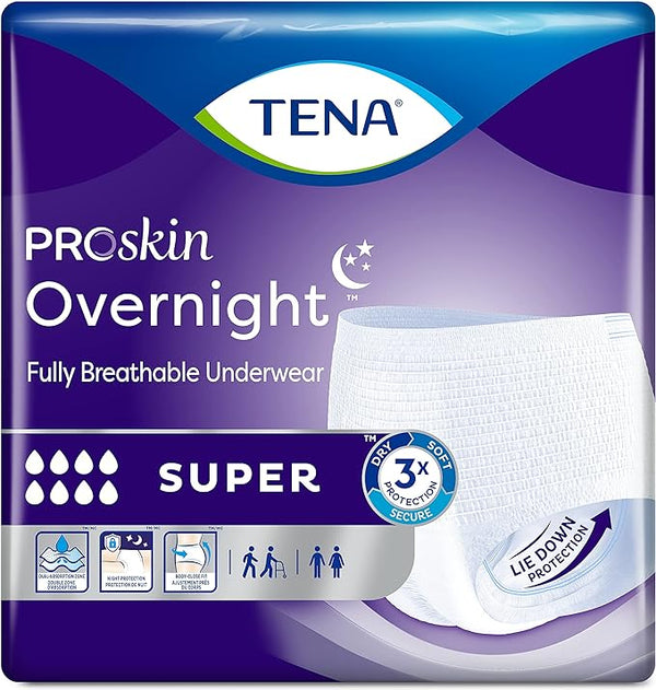 Tena Pro Skin Overnight Super Absorbent Underwear L 14ct 72325