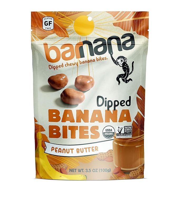 Barnana Bits Banana Bites Mantequilla de maní 3.5oz