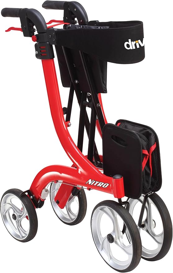 Drive Medical Nitro Euro Style Rollator Rolling Walker