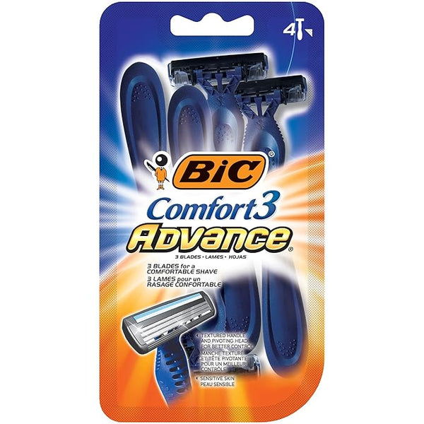 Bic Comfort 3 Advance Disposable Razors 4ct