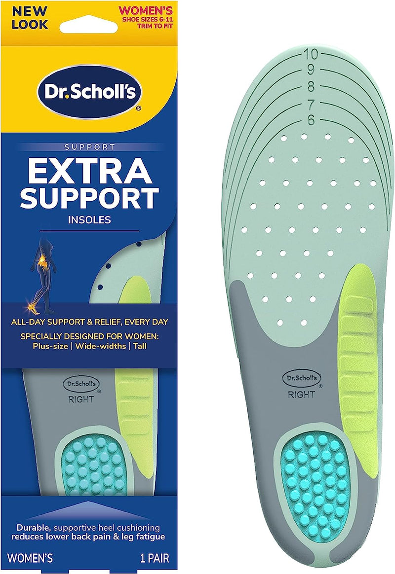 Dr.Scholls Women Soporte adicional 6-11 Recorte para adaptarse a la plantilla