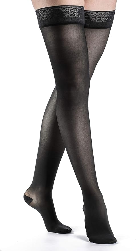 Sigvaris Women Eversheer Style Thigh High 15-20 Closed Toe