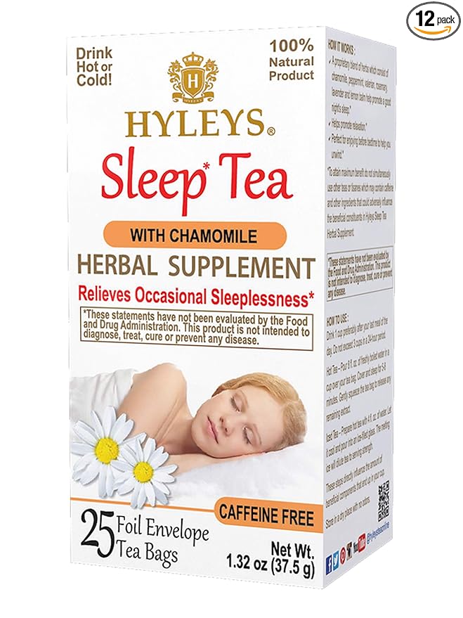 Hyleys Sleep Té con caminería 25 bolsas de té 1.3 oz