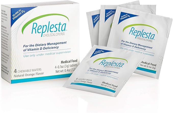 Replesta Cholecalciferol 50,000iu Chewables 4ct