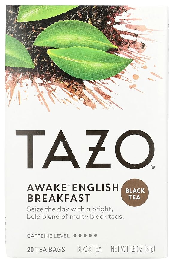 Tazo Awake Awake English Breakfast Tea Bolsas 20 CT