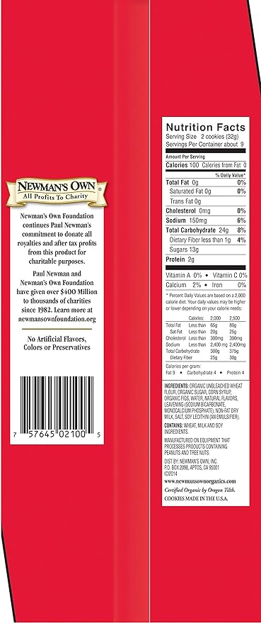 La propia fig de Newman Fig Fat Free 10oz