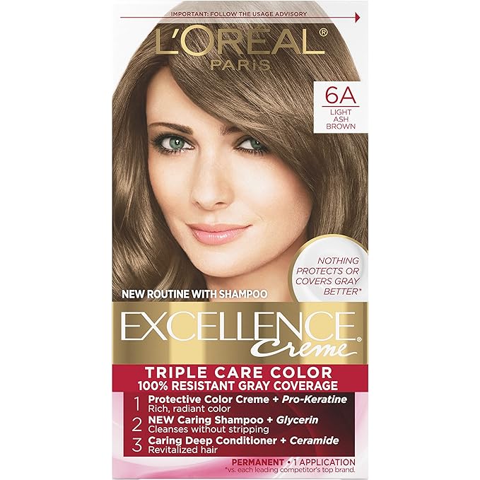 Loreal Superior Preference 6A Light Ash Brown
