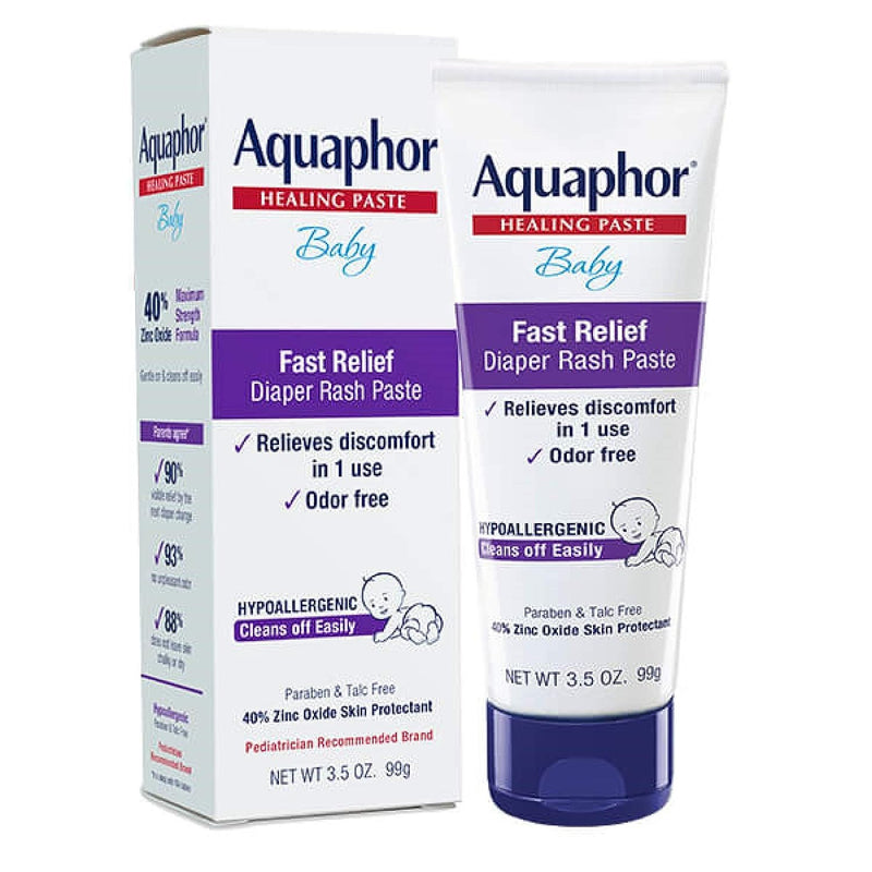 Aquaphor Diaper Rash Paste Fast Relief 3.5Oz
